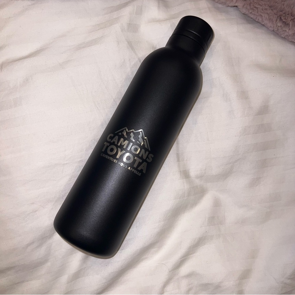 Toyota Black Aluminum Water Bottle
